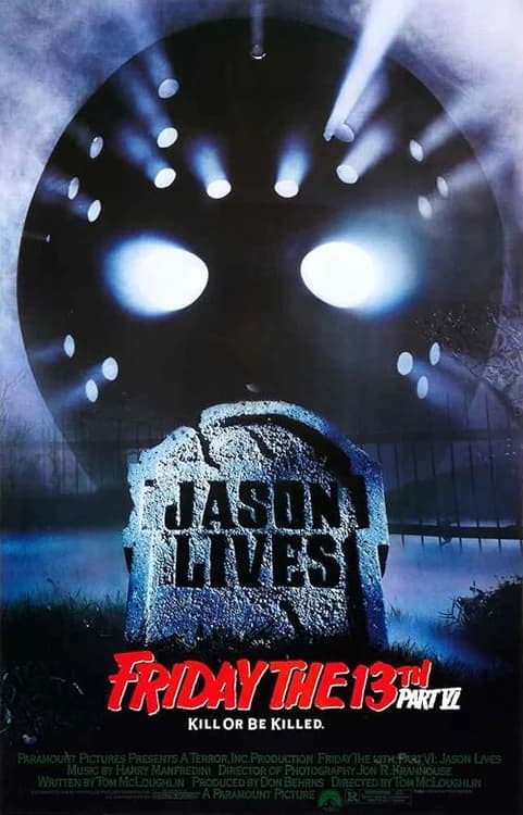 Friday the 13th Part VI: Jason Lives film posteri